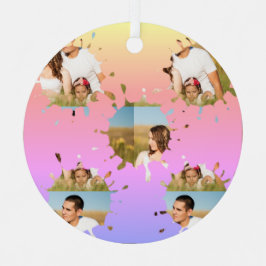 シンプルミニマルエレガントカスタム輪 メタルオーナメント