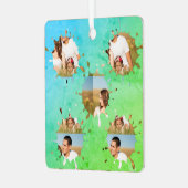 シンプルミニマルエレガントカスタム輪 メタルオーナメント (正面左)