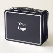 シンプルミニマルエレガントカスタム輪 メタルランチボックス (裏面)