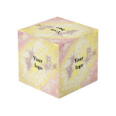 シンプルミニマルエレガントカラフルデザインカスタム追加 フォトキューブ (裏面アングル)