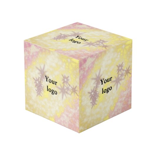 シンプルミニマルエレガントカラフルデザインカスタム追加 フォトキューブ (正面アングル)