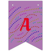 シンプルミニマルエレガントカラフル バンティングフラッグ (第2の旗)