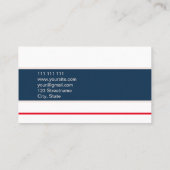 シンプルミニマルエレガントフェミニン名刺 名刺 (裏面)