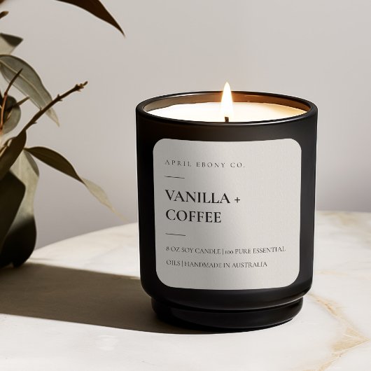 シンプルミニマルエレガントモダンダスキホワイト スクエアシール