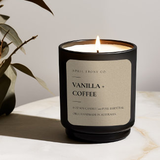 シンプルミニマルエレガントモダン素朴KRAFT スクエアシール