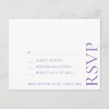 シンプルミニマルエレガントラベンダー結婚文字