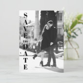 シンプルミニマルエレガントリスト全写真保存 招待状 (スタンド正面)