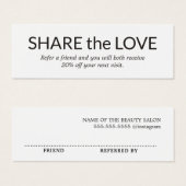 シンプルミニマルエレガント白黒 (正面&裏面)