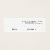 シンプルミニマルエレガント白黒 (裏面)