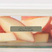 シンプルミニマルエレガント素朴Kraftキャンドルラベル ラベル (貼付)