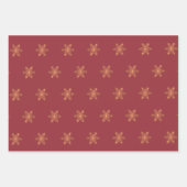 シンプルミニマルエレガント金ゴールド ラッピングペーパーシート (正面2)