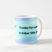 シンプルミニマルエレガントsweet sixteenカスタムモダン コーヒーマグカップ (正面右)