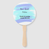 シンプルミニマルエレガントsweet sixteenカスタムモダン ハンドファン (正面)