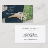 シンプルミニマルオーバーレイ撮影 |名刺 名刺 (正面/裏面)