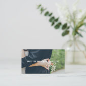 シンプルミニマルオーバーレイ撮影 |名刺 名刺 (スタンド正面)