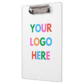 シンプルミニマルカスタマイズ可能な会社のロ企業のゴ クリップボード (左)