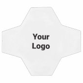 シンプルミニマルカスタムエレガントロゴ サッカーボール (フラット)