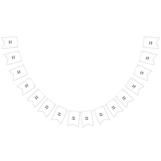 シンプルミニマルカスタムエレガント  バンティングフラッグ (全)