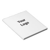 シンプルミニマルカスタムロゴの追加webサイト ノートパッド (アングル)