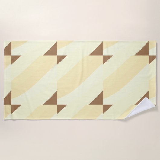 シンプルミニマルカスタムロゴの追加webサイト ビーチタオル (正面)