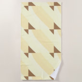 シンプルミニマルカスタムロゴの追加webサイト ビーチタオル (正面)