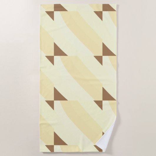 シンプルミニマルカスタムロゴの追加webサイト ビーチタオル (正面)