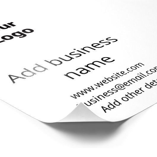 シンプルミニマルカスタムロゴの追加webサイト フォトプリント            (角)