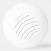 シンプルミニマルカスタムロゴの追加webサイト 卓球ボール (裏面)