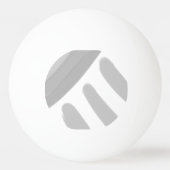 シンプルミニマルカスタムロゴの追加webサイト 卓球ボール (裏面)