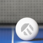 シンプルミニマルカスタムロゴの追加webサイト 卓球ボール (ネット)