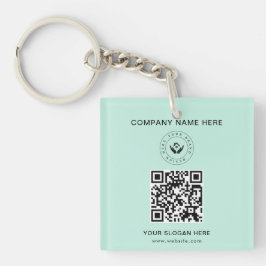 シンプルミニマルカスタムロゴ&文字プロモーション キーホルダー