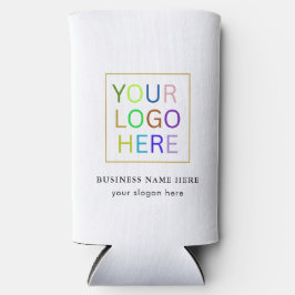 シンプルミニマルカスタムロゴ&文字プロモーション スリム缶クーラー