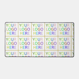 シンプルミニマルカスタムロゴ&文字プロモーション デスクマット