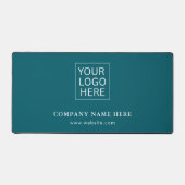 シンプルミニマルカスタムロゴ&文字プロモーション デスクマット (正面)