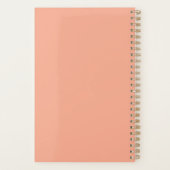 シンプルミニマルカスタムロゴ&文字プロモーション プランナー手帳 (裏面)