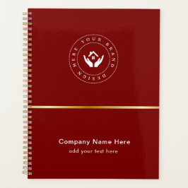 シンプルミニマルカスタムロゴ&文字プロモーション プランナー手帳