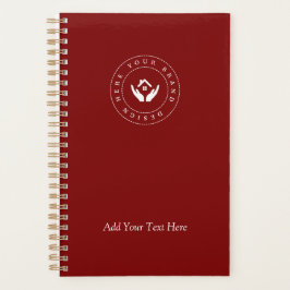 シンプルミニマルカスタムロゴ&文字プロモーション プランナー手帳