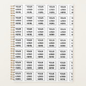 シンプルミニマルカスタムロゴ&文字プロモーション プランナー手帳 (正面)