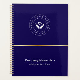 シンプルミニマルカスタムロゴ&文字プロモーション プランナー手帳