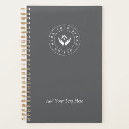 シンプルミニマルカスタムロゴ&文字プロモーション プランナー手帳