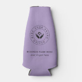 シンプルミニマルカスタムロゴ&文字プロモーション ボトルクーラー (正面)