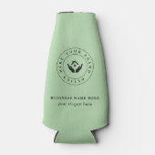 シンプルミニマルカスタムロゴ&文字プロモーション ボトルクーラー (正面)