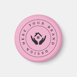 シンプルミニマルカスタムロゴ&文字プロモーション マグネット