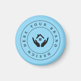 シンプルミニマルカスタムロゴ&文字プロモーション マグネット