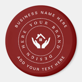 シンプルミニマルカスタムロゴ&文字プロモーション マグネット