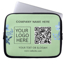 シンプルミニマルカスタムロゴ&文字プロモーション ラップトップスリーブ