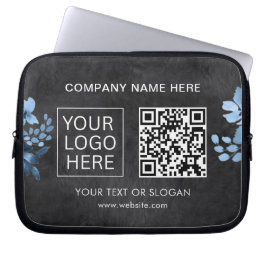 シンプルミニマルカスタムロゴ&文字プロモーション ラップトップスリーブ