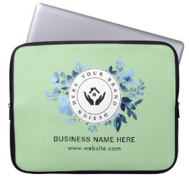 シンプルミニマルカスタムロゴ&文字プロモーション ラップトップスリーブ