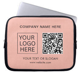 シンプルミニマルカスタムロゴ&文字プロモーション ラップトップスリーブ