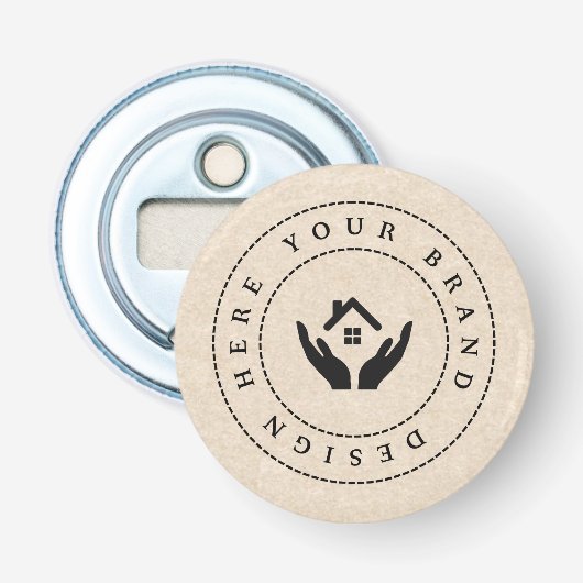 シンプルミニマルカスタムロゴ&文字プロモーション 栓抜き (正面)